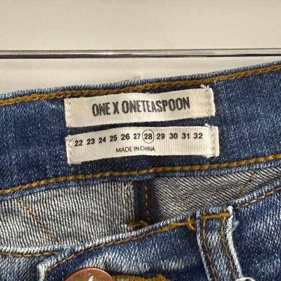 One Teaspoon Classic Blue Skinny Jeans - Picture 4 of 4
